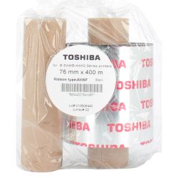 Ruban Cire AW6F 76mm - 400m - Imprimante TOSHIBA