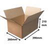 Carton simple cannelure 390x260s210mm (L x l x h)